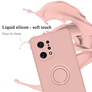 Oppo FIND X5 Cover Etui Case (Lyserød)