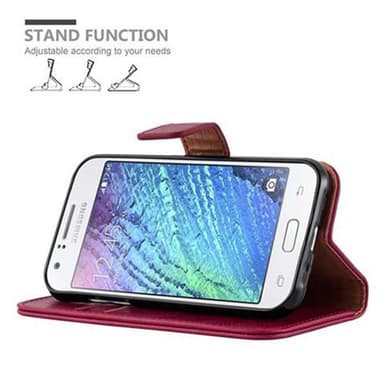 Cover Samsung Galaxy J1 2015 Etui Case (Rød)