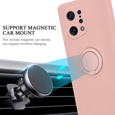 Oppo FIND X5 Cover Etui Case (Lyserød)