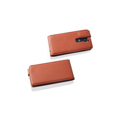 LG G2 Pungetui Flip Cover (Brun)