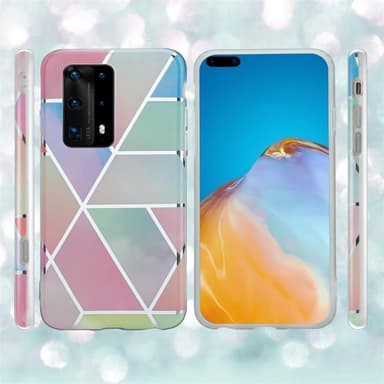 Huawei P40 PRO / P40 PRO+ Pungetui Cover Case (Lyserød)