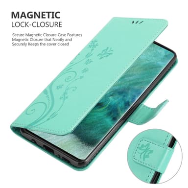 Oppo FIND X2 Pungetui Cover Case (Turkis)