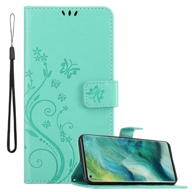 Oppo FIND X2 Pungetui Cover Case (Turkis)