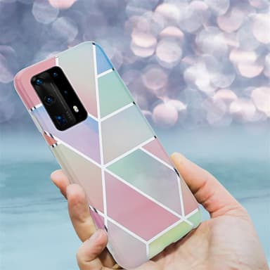 Huawei P40 PRO / P40 PRO+ Pungetui Cover Case (Lyserød)