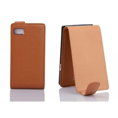 HTC Desire 600 Pungetui Flip Cover (Brun)