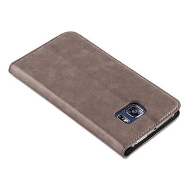 Samsung Galaxy S6 EDGE Cover Etui Case (Brun)