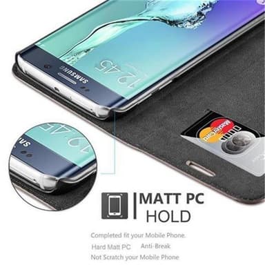 Samsung Galaxy S6 EDGE Cover Etui Case (Brun)