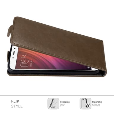 Xiaomi RedMi NOTE 4 Pungetui Flip Cover (Brun)