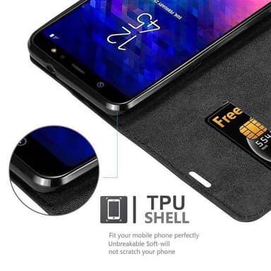 Samsung Galaxy A6 PLUS 2018 Cover Etui Case (Sort)