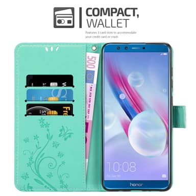 Honor 9X LITE Pungetui Cover Case (Turkis)