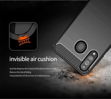 Samsung Galaxy A20s Cover TPU Etui (Sort)