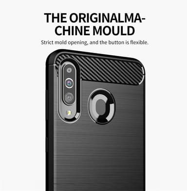 Samsung Galaxy A20s Cover TPU Etui (Sort)