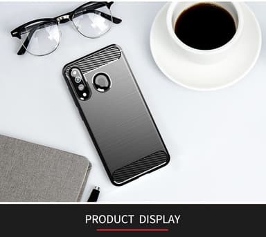 Samsung Galaxy A20s Cover TPU Etui (Sort)