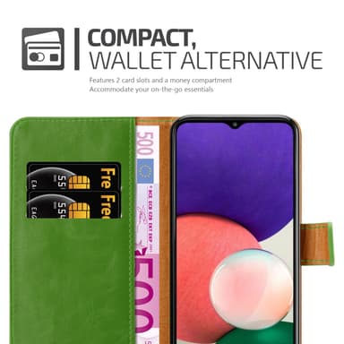 Cover Samsung Galaxy A22 5G Etui Case (Grøn)
