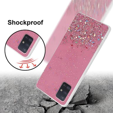 Samsung Galaxy A51 5G Cover Etui Case (Lyserød)
