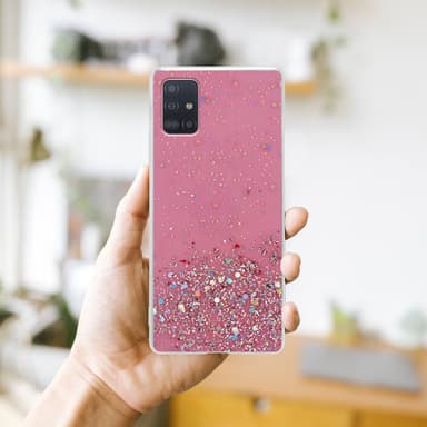 Samsung Galaxy A51 5G Cover Etui Case (Lyserød)