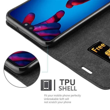 Huawei P20 Cover Etui Case (Sort)