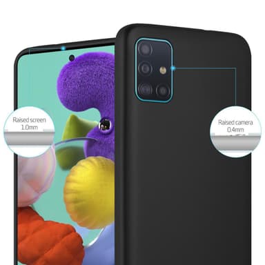 Samsung Galaxy A51 5G Cover Etui Case (Sort)