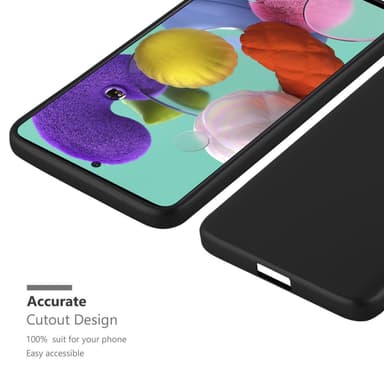 Samsung Galaxy A51 5G Cover Etui Case (Sort)