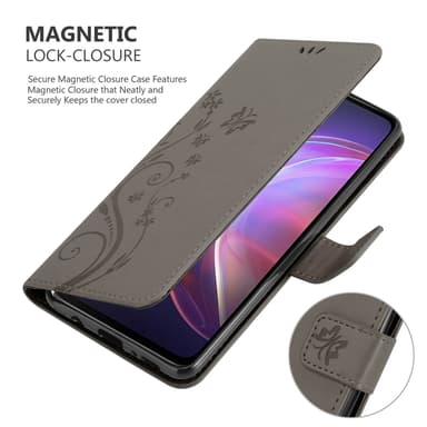 Vivo V21 4G / 5G Pungetui Cover Case (Grå)