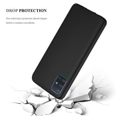 Samsung Galaxy A51 5G Cover Etui Case (Sort)