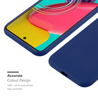 Cover Samsung Galaxy M53 5G Etui Case (Blå)