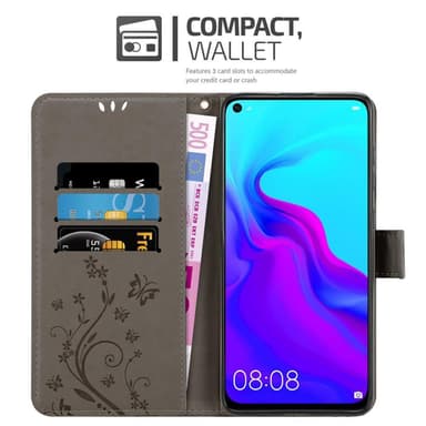 Huawei NOVA 4 Pungetui Cover Case (Grå)