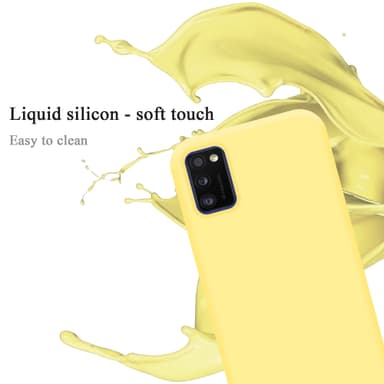Samsung Galaxy A41 Cover Etui Case (Gul)