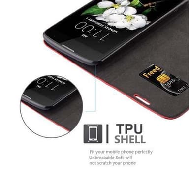 LG K7 2017 Cover Etui Case (Rød)