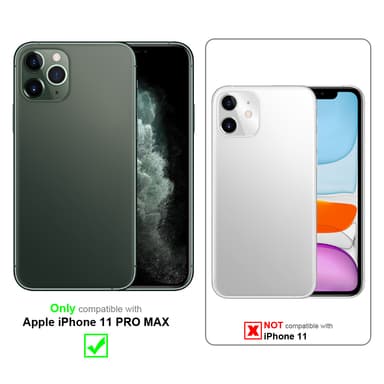 iPhone 11 PRO MAX Pungetui Cover Case (Sort)
