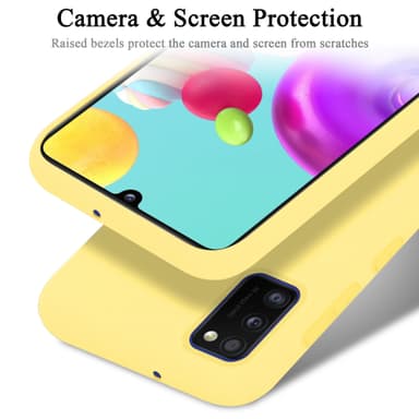 Samsung Galaxy A41 Cover Etui Case (Gul)