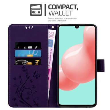 Samsung Galaxy A41 Pungetui Cover Case (Lilla)