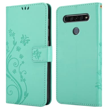 LG K61 Pungetui Cover Case (Turkis)