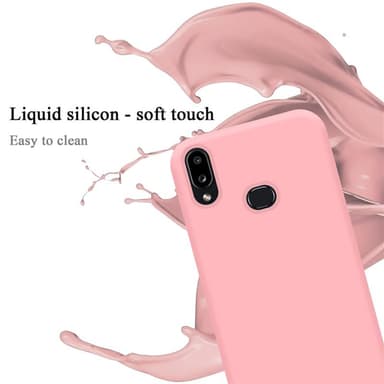 Samsung Galaxy A10s / M01s Cover Etui Case (Lyserød)