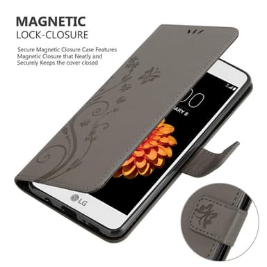 LG K7 2016 Pungetui Cover Case (Grå)