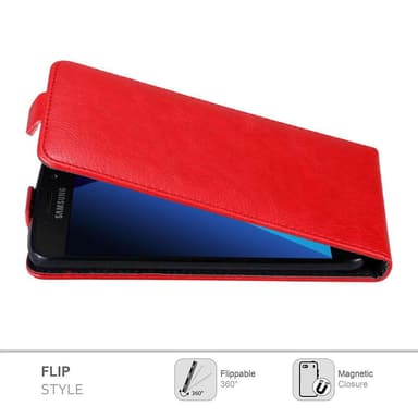 Samsung Galaxy A3 2017 Pungetui Flip Cover (Rød)