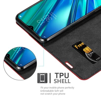 Realme 5 PRO / Realme Q Cover Etui Case (Rød)