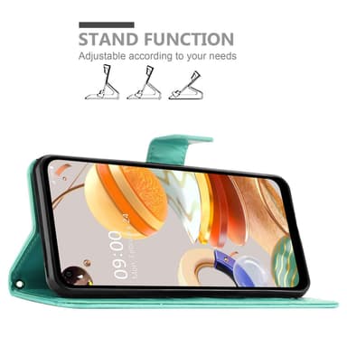 LG K61 Pungetui Cover Case (Turkis)