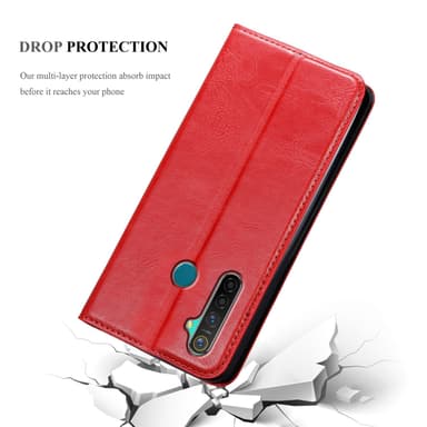 Realme 5 PRO / Realme Q Cover Etui Case (Rød)