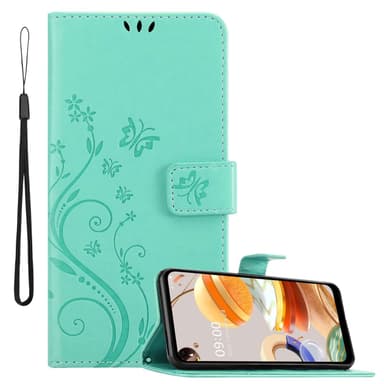 LG K61 Pungetui Cover Case (Turkis)