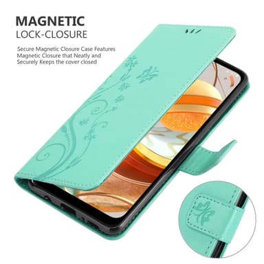 LG K61 Pungetui Cover Case (Turkis)