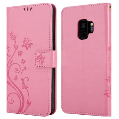 Samsung Galaxy S9 Pungetui Cover Case (Lyserød)