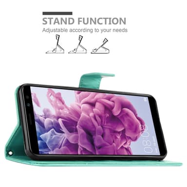 Huawei MATE 10 LITE Pungetui Cover Case (Turkis)