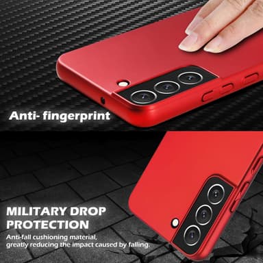 Samsung Galaxy S22 PLUS Cover Etui Case (Rød)