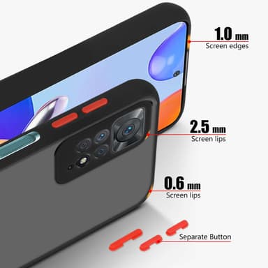 Xiaomi RedMi NOTE 11 PRO+ Etui Case Cover (Sort)