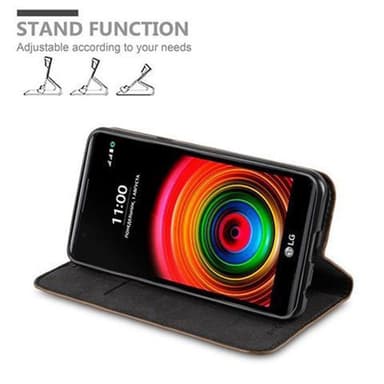 LG X POWER Cover Etui Case (Brun)