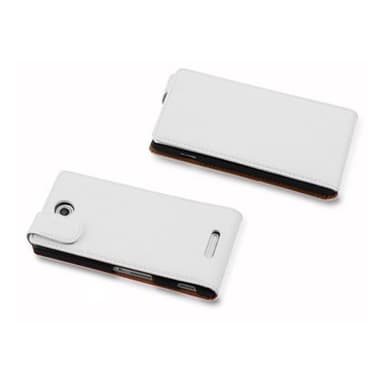 Sony Xperia C Pungetui Flip Cover (Hvid)