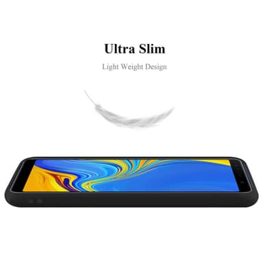 Cover Samsung Galaxy A7 2018 Etui Case (Sort)
