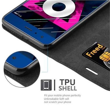 Honor 9 Cover Etui Case (Sort)