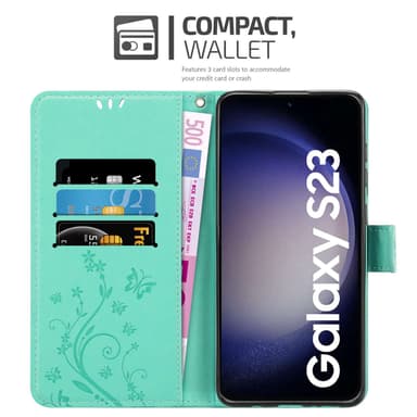 Samsung Galaxy S23 Pungetui Cover Case (Turkis)